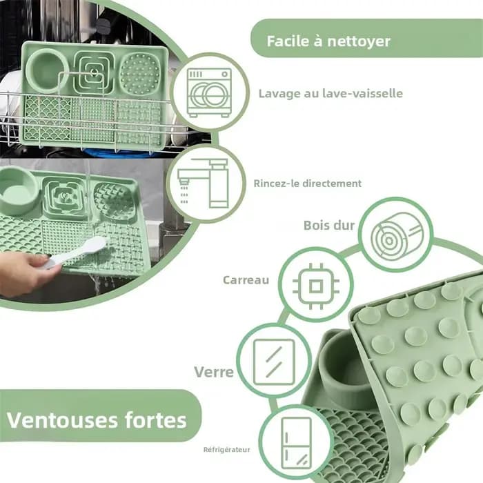 Tapis à lécher pour chiens