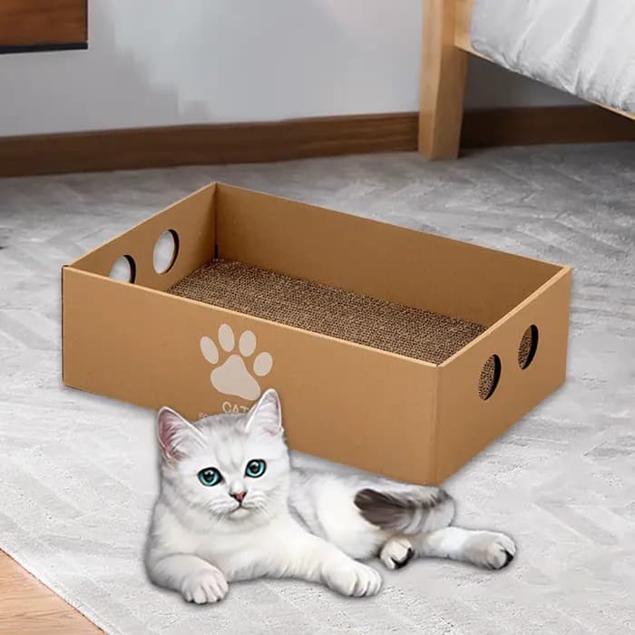 Boîte à gratter pour chat