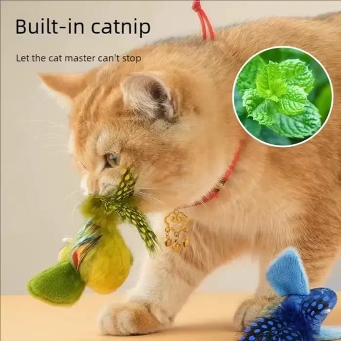 Jouet pour chat en forme d'oiseau volant