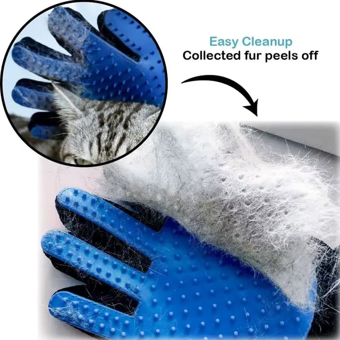 Gants de toilettage pour animaux de compagnie