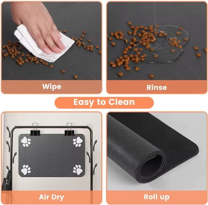 Tapis d'alimentation pour animaux de compagnie