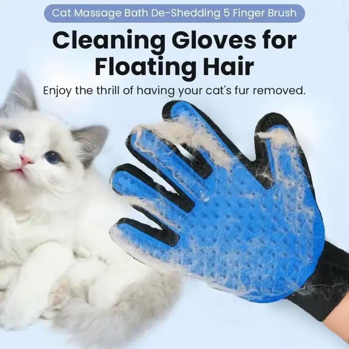 Gant de toilettage pour chat