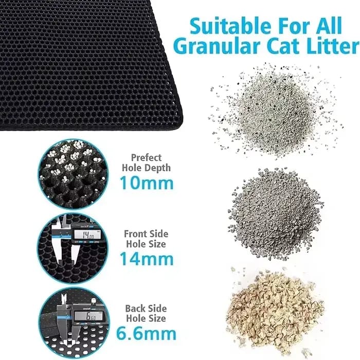 Tapis de litière pour chat grande taille