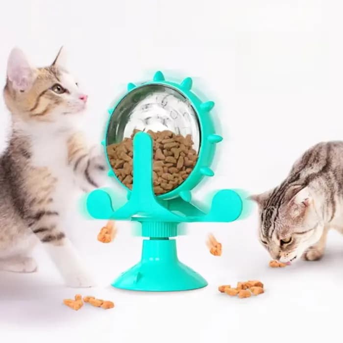 Jouet distributeur de nourriture pour chat