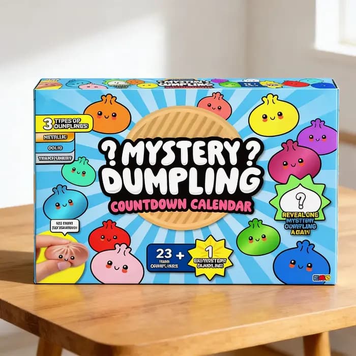 Jouet Squishy Ravioli, Boîte Mystère de Raviolis Bun Baozi