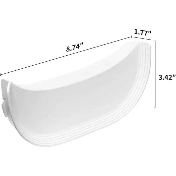 Clôture d'entrée surélevée PETKIT pour litière autonettoyante PuraMax, anti-fuite d'urine et déflecteur de litière pour Pura Max