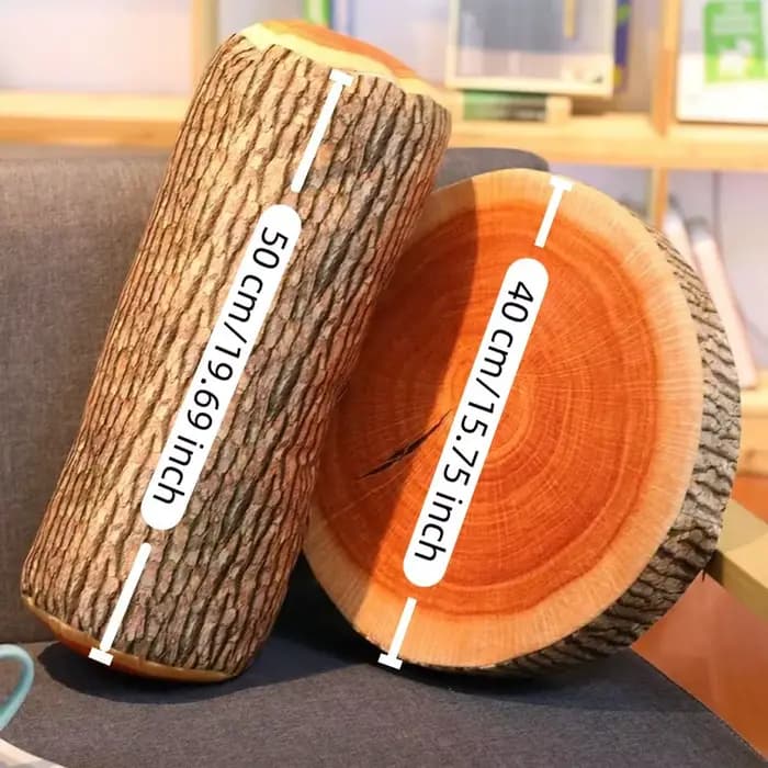 Coussin de coffre d'arbre 3D amusant