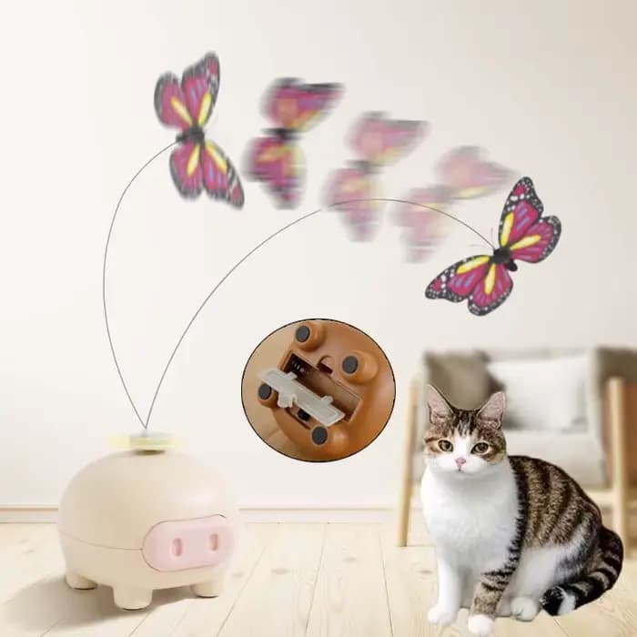 Chat Teaser jouet Simulation plastique électrique interactif chaton