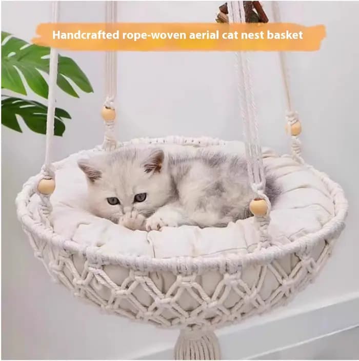 Perche de fenêtre pour chat d'hiver