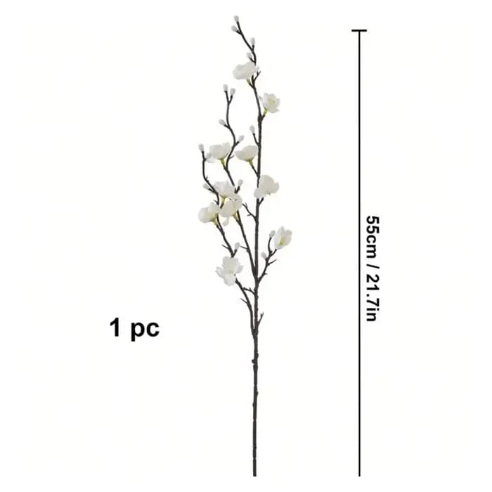 Fleur de prunier artificielle 21.7 pouces