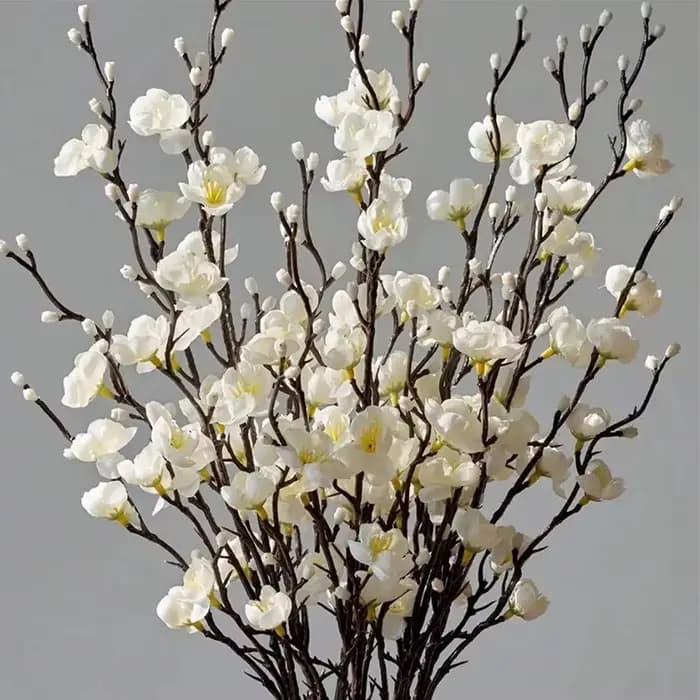 Fleur de prunier artificielle 21.7 pouces