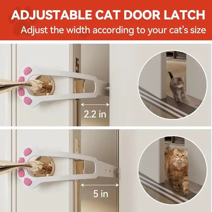 Support de porte pour chat