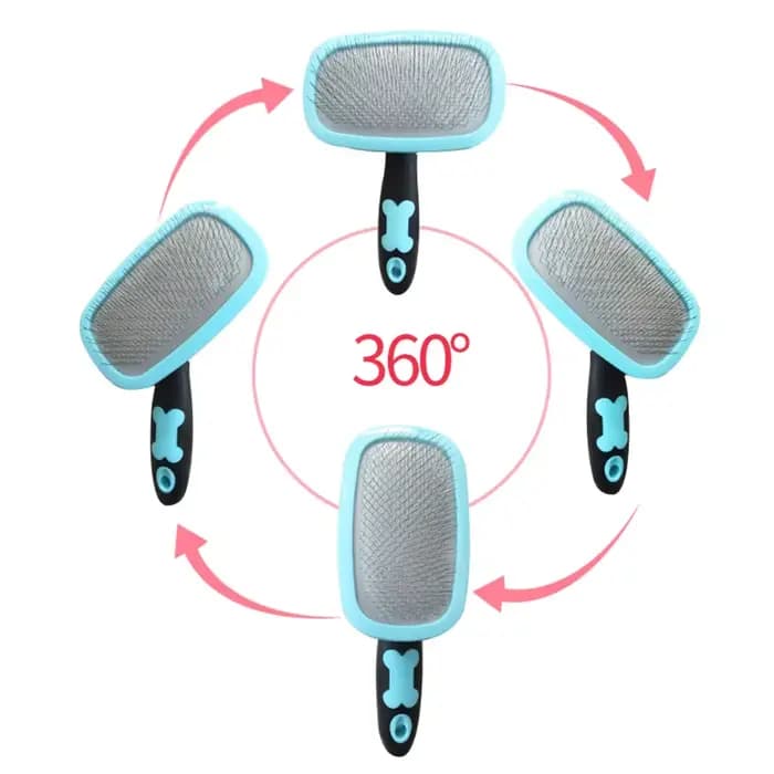 Brosse autonettoyante pour chat