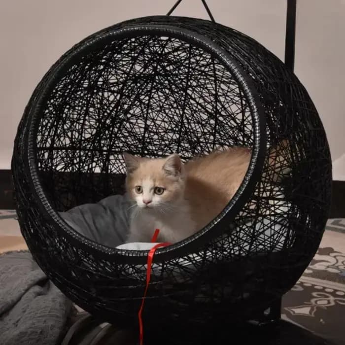 Hamac semi-fermé pour chat