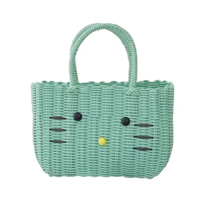 Sac tissé en PVC chat mignon