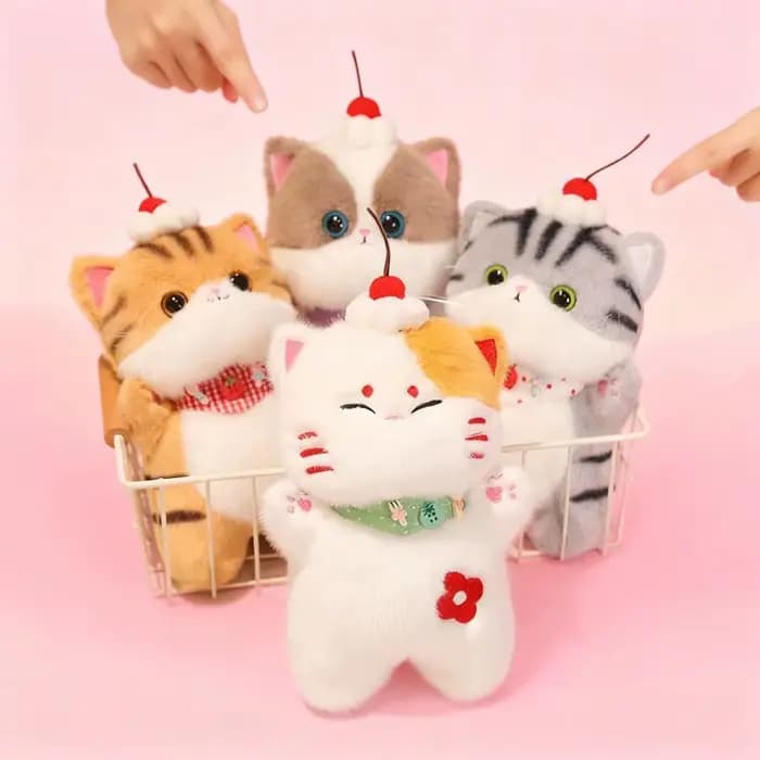 Jouet en peluche chaton mignon