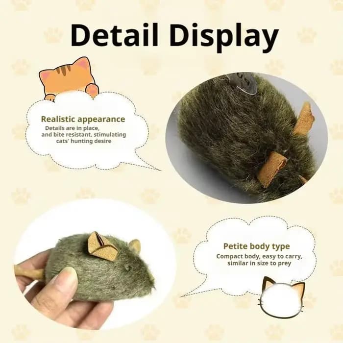 Jouet pour chat en peluche