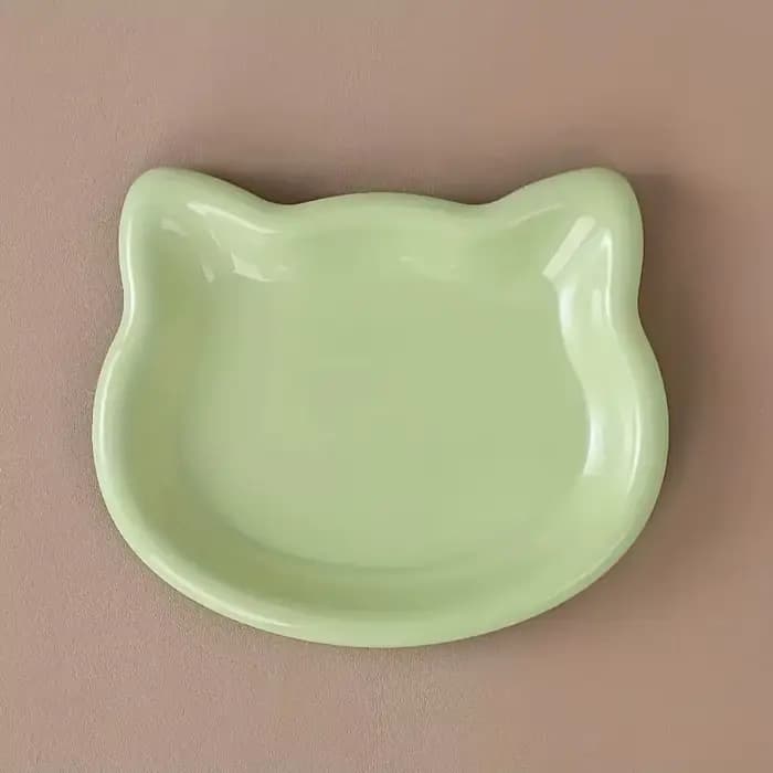 Gamelle peu profonde anti-encrassement pour chat