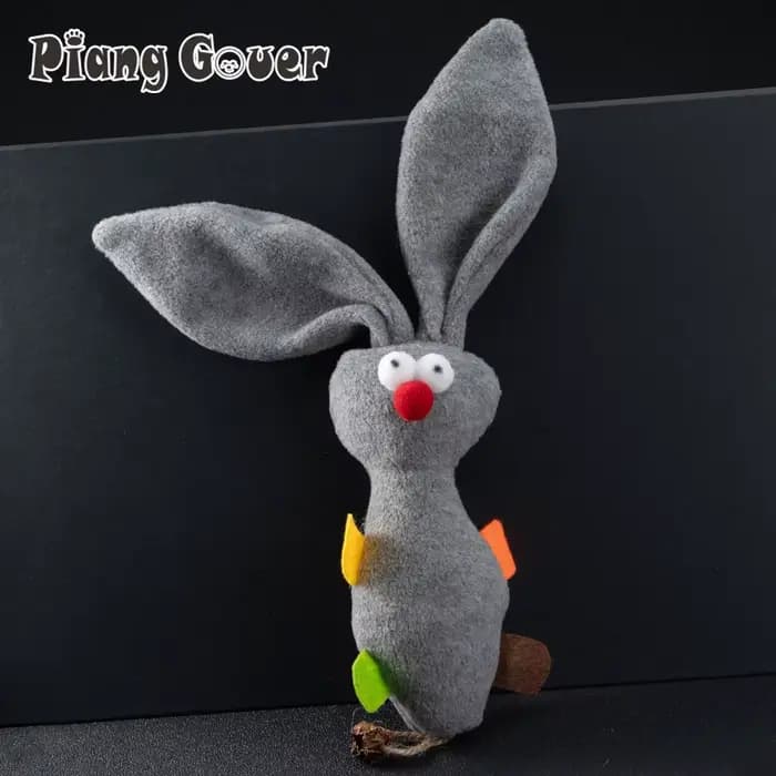 Jouet interactif en peluche pour chat