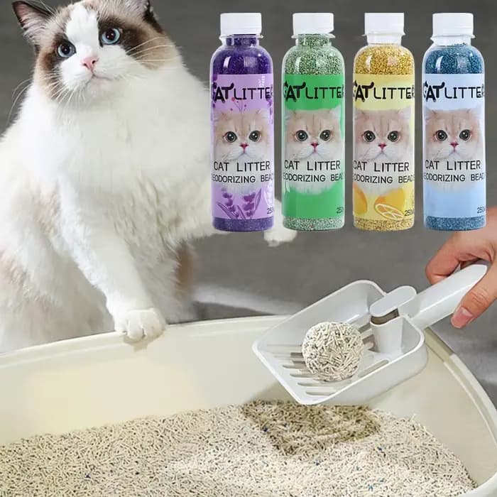 Litière pour chat perles désodorisantes