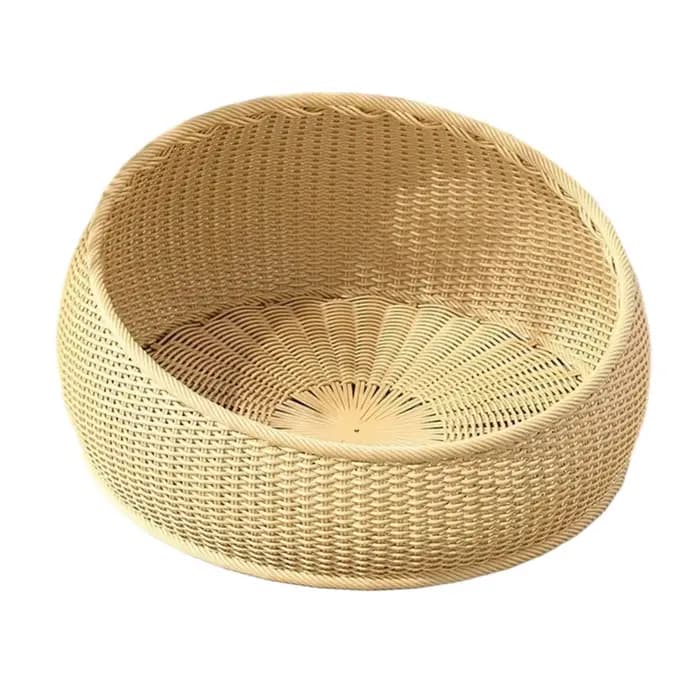 Lit pour chat en osier