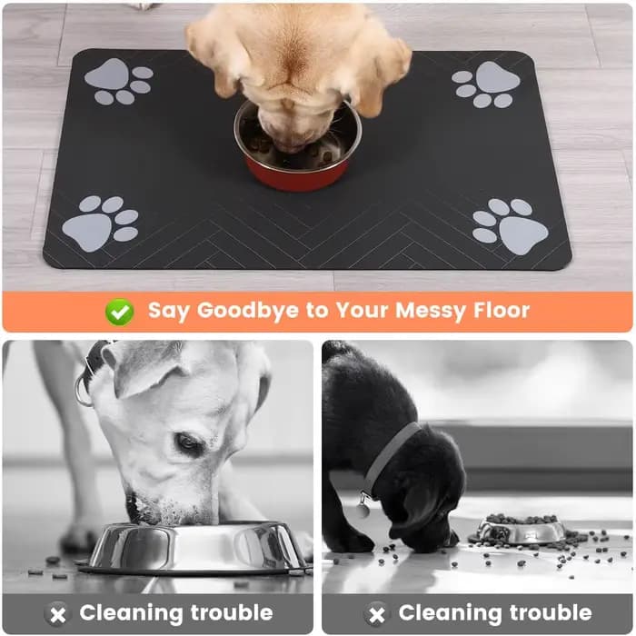 Tapis d'alimentation pour animaux de compagnie
