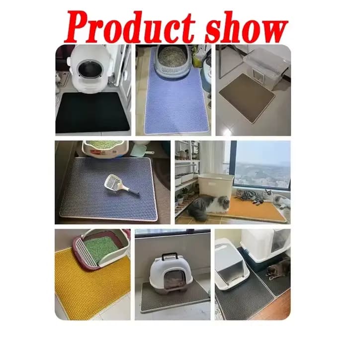 Tapis de litière pour chat grande taille