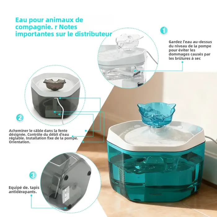 Fontaine pour chat 1, 2 l/42