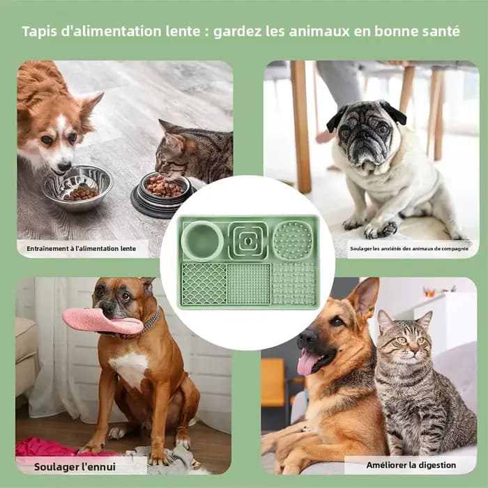 Tapis à lécher pour chiens