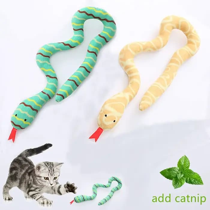 Jouets serpent à pince pour chat