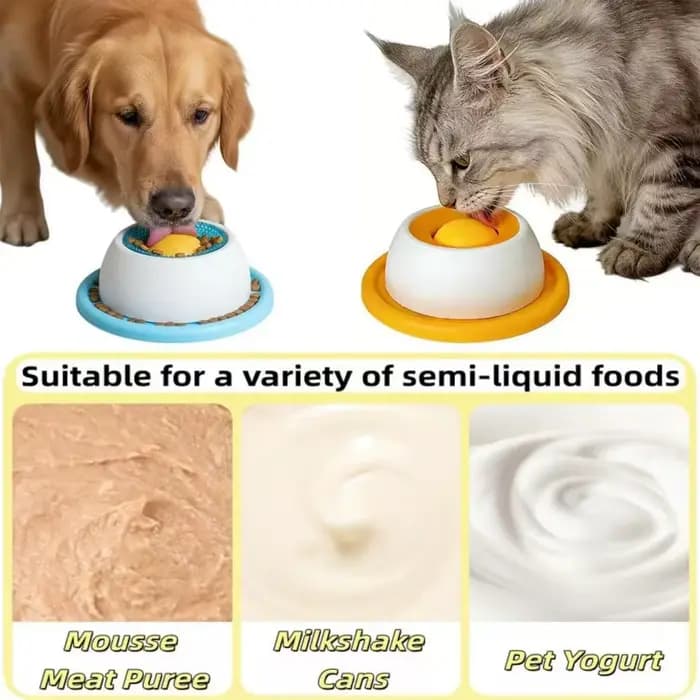 Assiette à lécher pour animaux de compagnie