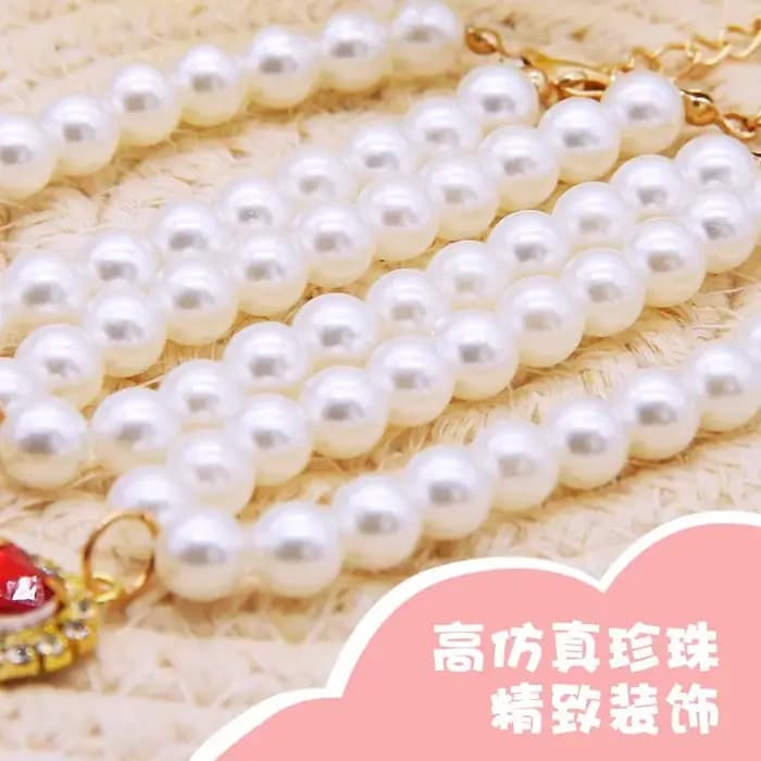 Collier de perles pour animaux de compagnie