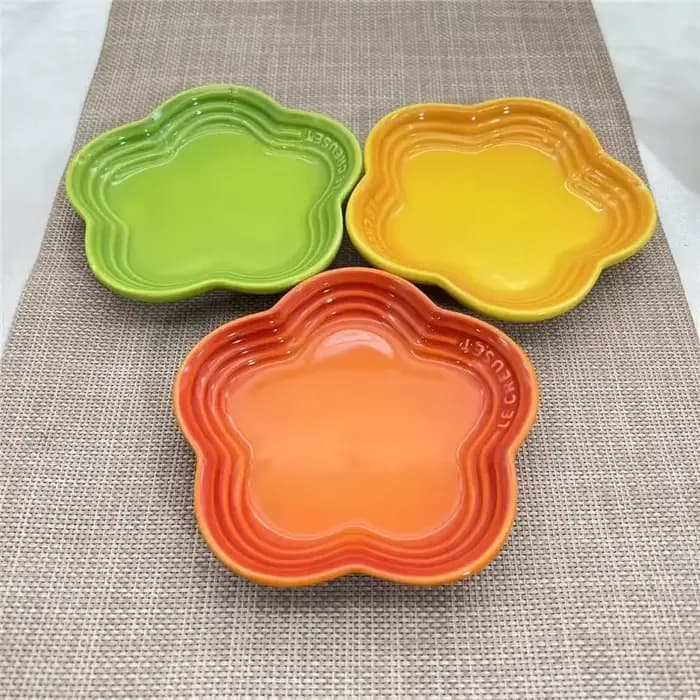 Disque en céramique en forme de fleur pour chat