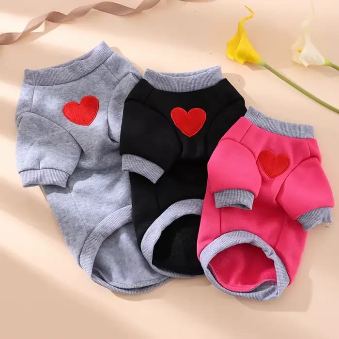 Pull moyen chat pour Taddy Yorkshire hiver chaud petit chien à capuche amour