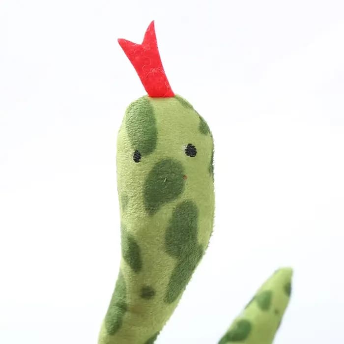 Jouets interactifs pour chat en forme de serpent