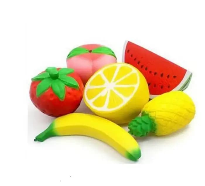 Jouets sensoriels anti-stress en forme de fruits (fraise, banane, pêche) pour adultes, jouets sensoriels à pression lente, anti-anxiété
