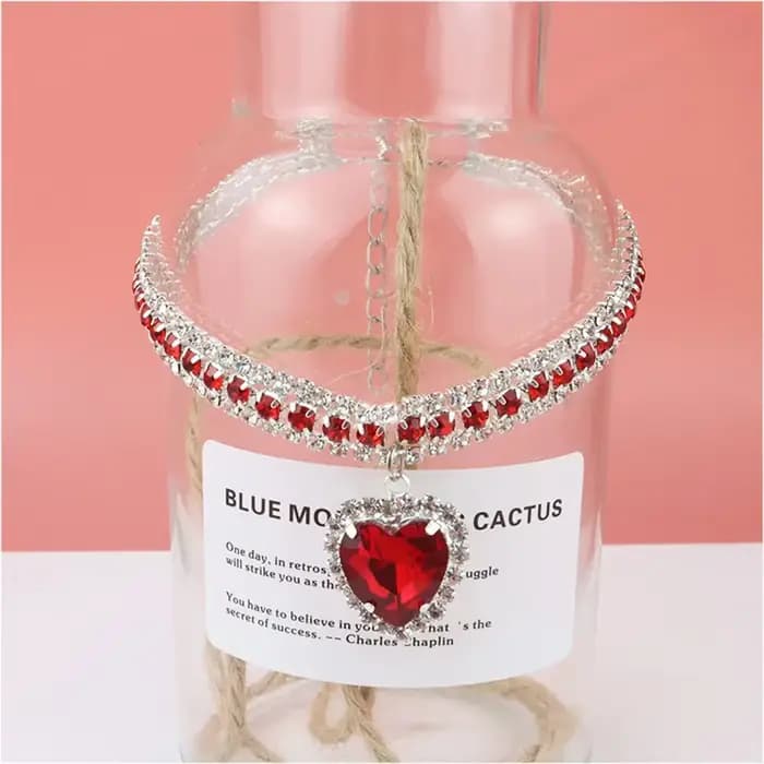 Collier de luxe en cristal pour chat