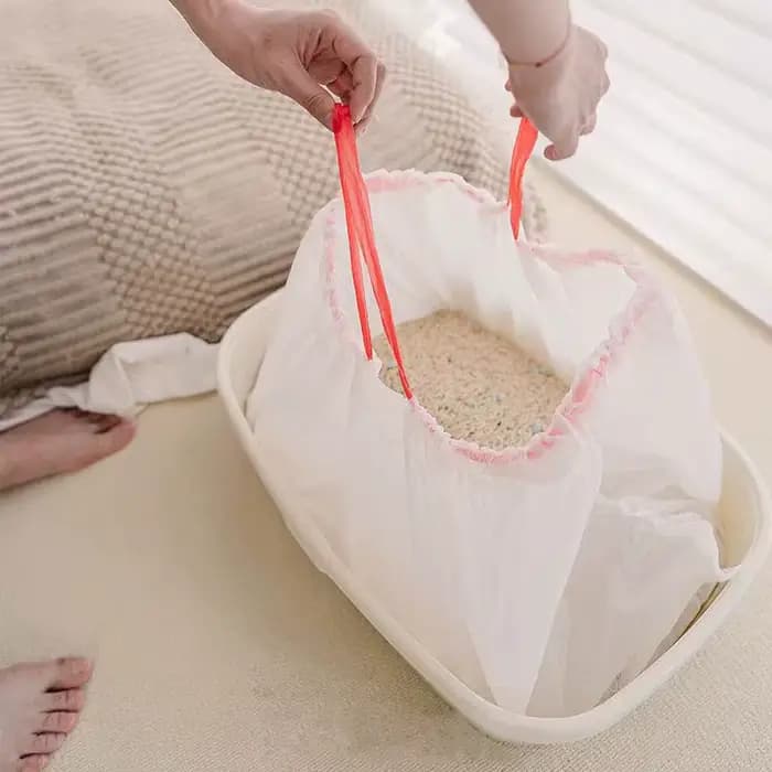 Sac à litière pour chat multifonctionnel