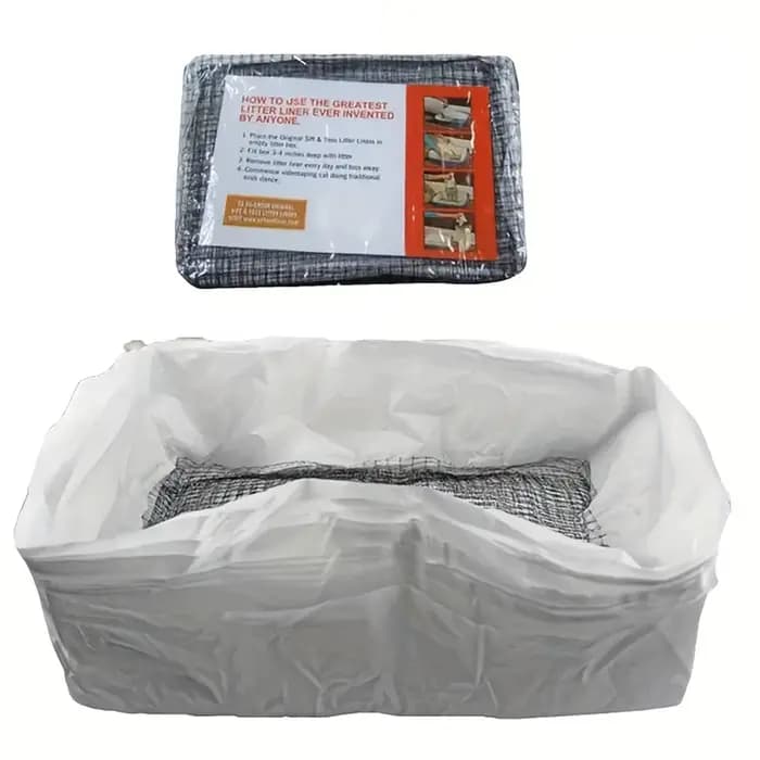 Filet à litière jetable pour chat paresseux