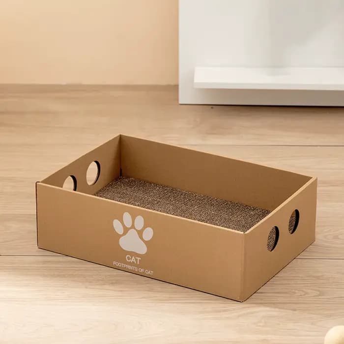 Boîte à gratter pour chat
