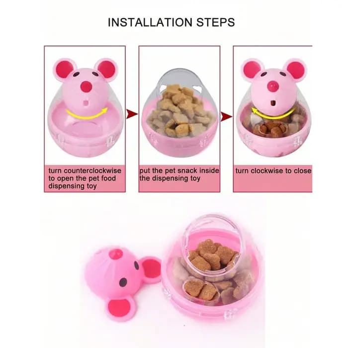 Jouet distributeur de nourriture pour animaux de compagnie
