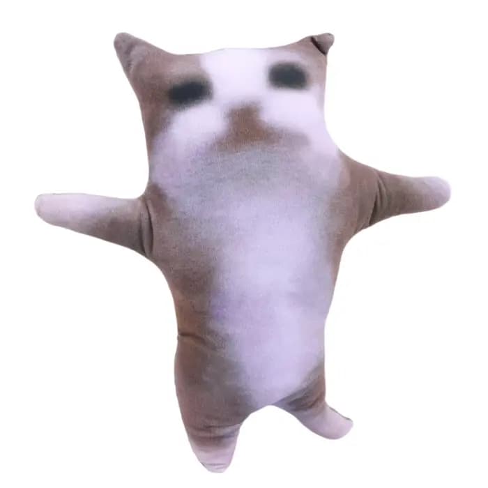 Peluche chat mignon et joyeux