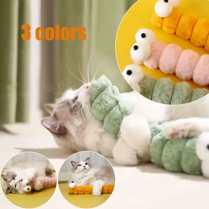Jouet à mâcher en peluche pour chat