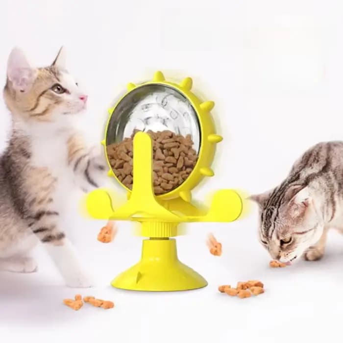 Jouet distributeur de nourriture pour chat