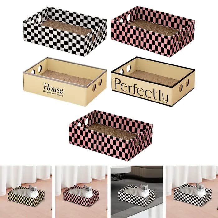 Planche à Gratter en Carton Durable pour Chats d'Nik