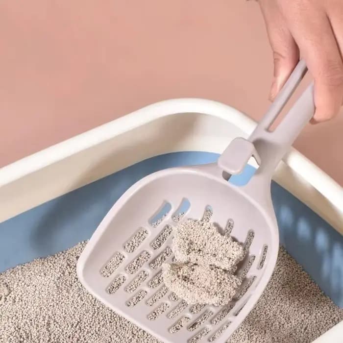 Outil de nettoyage 1 pièce : Pelle à litière en maille pour tamiser