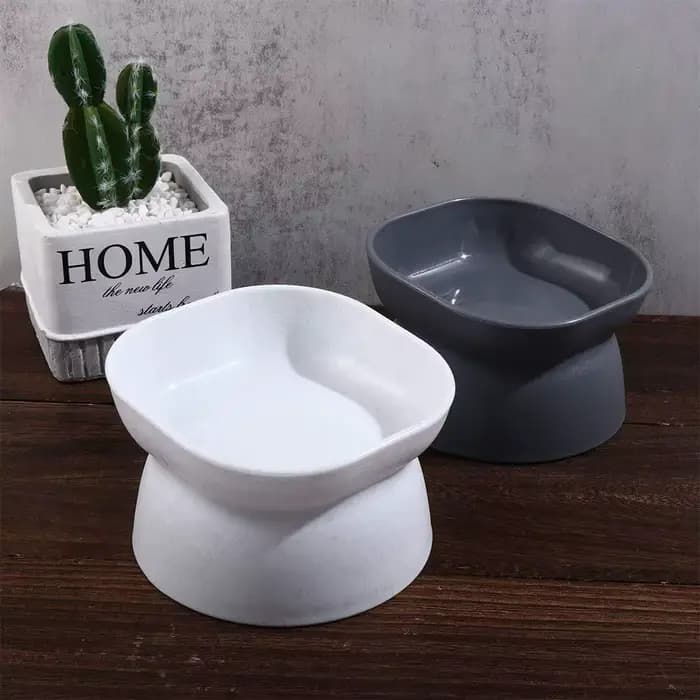 Gamelle d'eau pour chat inclinée et surélevée
