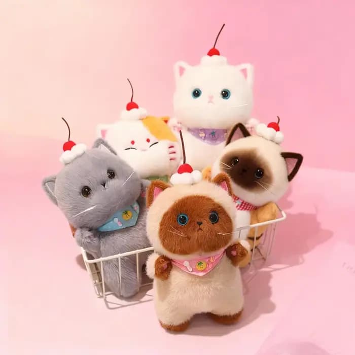 Jouet en peluche chaton mignon