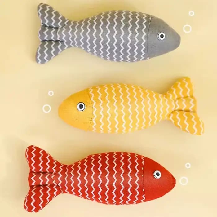 Chat poisson jouet