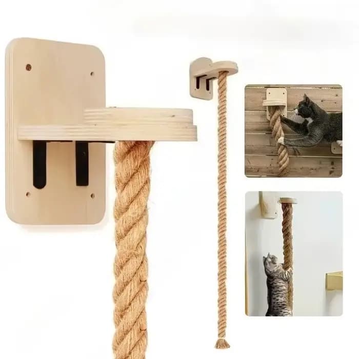 Échelle murale en sisal pour chat